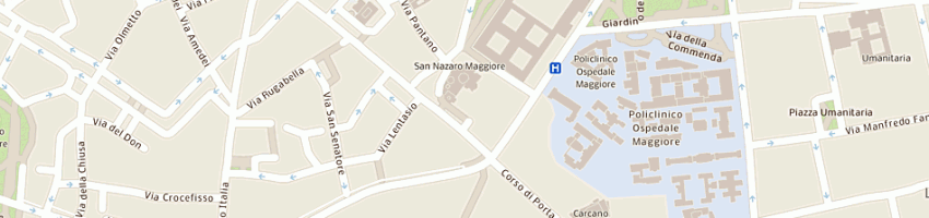Mappa della impresa zac sas di fabrizio bascialla e c a MILANO