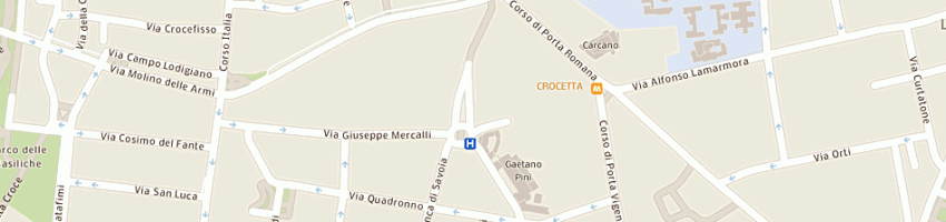Mappa della impresa art color a MILANO