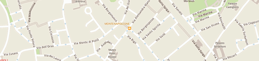 Mappa della impresa adamant srl a MILANO