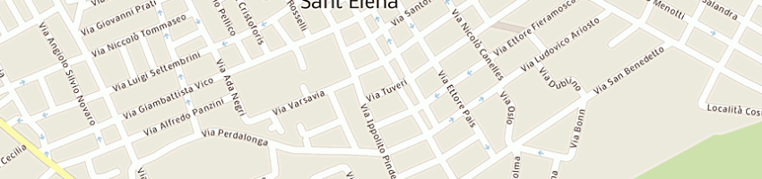 Mappa della impresa le kike srl a CAGLIARI