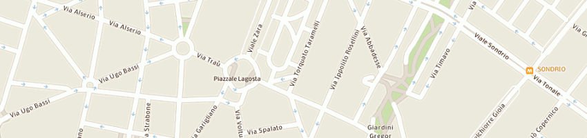 Mappa della impresa san paolo imi spa a MILANO