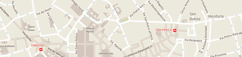 Mappa della impresa puliti dr gino camillo e pontoni dr sergio a MILANO
