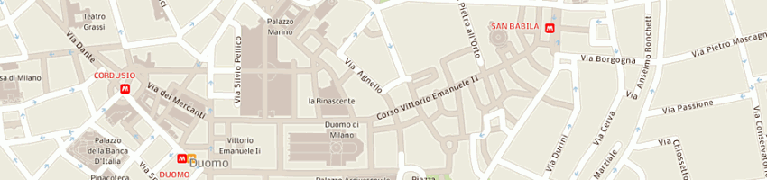 Mappa della impresa medusa video spa a MILANO