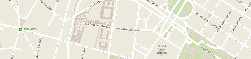 Mappa della impresa medea srl a MILANO