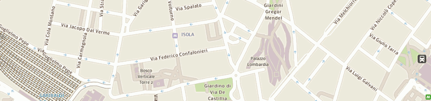 Mappa della impresa gt promotion srl a MILANO
