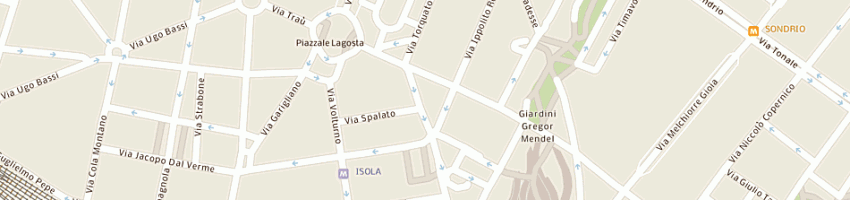 Mappa della impresa industrial time srl a MILANO