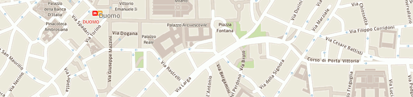 Mappa della impresa support srl a MILANO