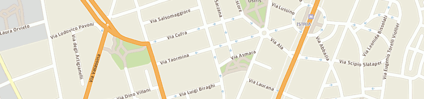 Mappa della impresa domante sas di domante vincenzo e c a MILANO