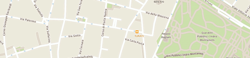 Mappa della impresa della ratta rinaldi alberta a MILANO
