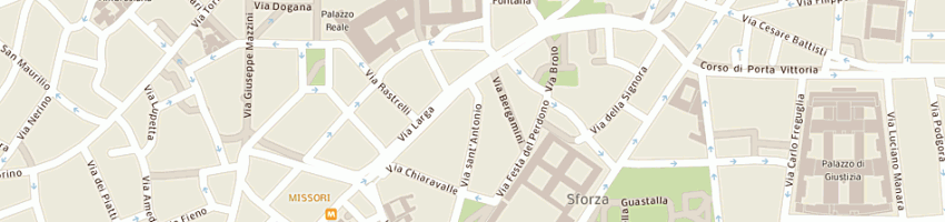 Mappa della impresa supermoney a MILANO