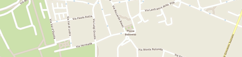 Mappa della impresa comune di milano a MILANO