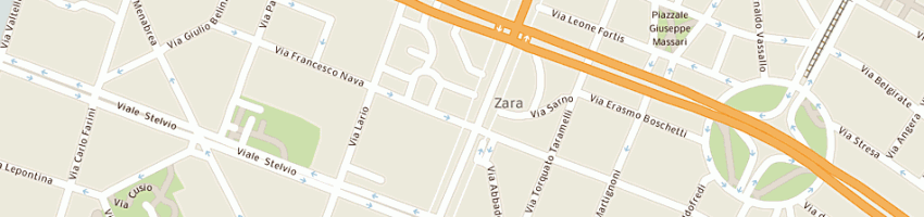 Mappa della impresa effe esse sas di fuzio stefania e c a MILANO