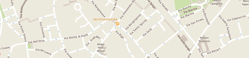 Mappa della impresa omnia gestione risorse umane sas di paola viano a MILANO