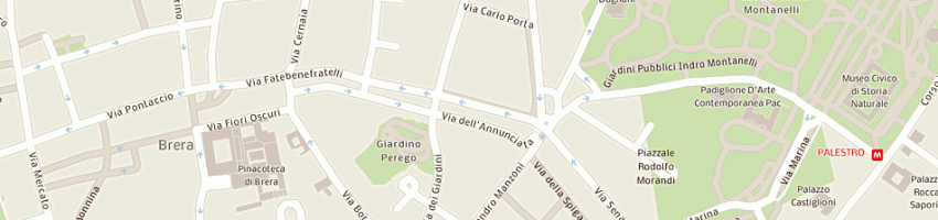 Mappa della impresa giorgiofossa sas di giorgio fossa e c a MILANO