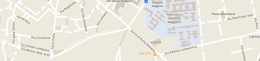 Mappa della impresa attila sas di santelli attilio a MILANO