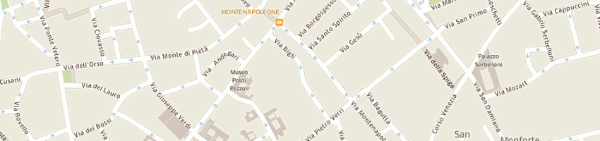 Mappa della impresa bio fin 7 srl a MILANO