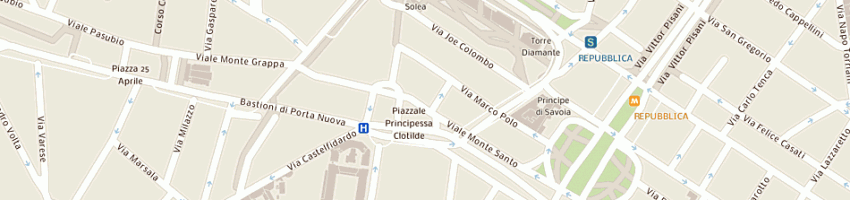 Mappa della impresa itaca comunicazione srl a MILANO
