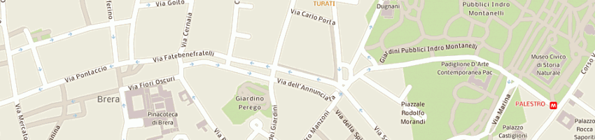 Mappa della impresa onda osservatorio nazionale sulla salute della donna a MILANO