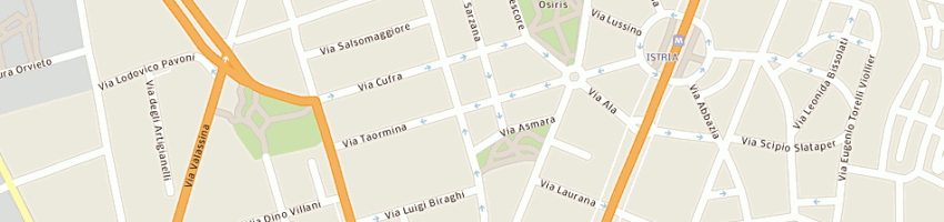Mappa della impresa mgf snc di merli barbara e muraro giuseppina a MILANO