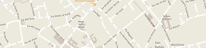Mappa della impresa bassetti spa a MILANO