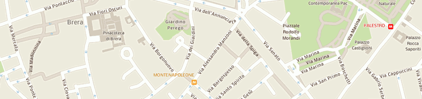 Mappa della impresa gianni tolentino snc a MILANO