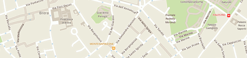 Mappa della impresa grimoldi milano sas di grimoldi anselmo e c a MILANO