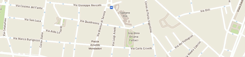 Mappa della impresa td srl a MILANO