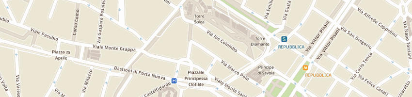 Mappa della impresa on off srl a MILANO
