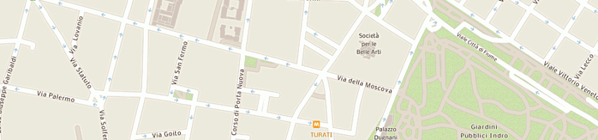 Mappa della impresa alba srl a MILANO