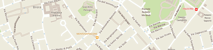 Mappa della impresa d'urso avv carlo a MILANO