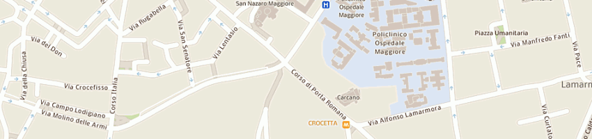Mappa della impresa siro di restelli mariagrazia e c sas a MILANO