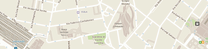 Mappa della impresa cazzaniga filippo a MILANO