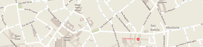 Mappa della impresa cartamano srl a MILANO