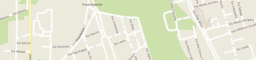 Mappa della impresa da re diego a CUSANO MILANINO