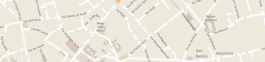 Mappa della impresa finter srl a MILANO