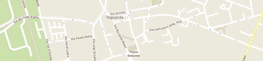 Mappa della impresa senatore franco a MILANO