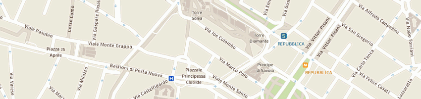 Mappa della impresa agenzia fotogiornalistica contrasto a MILANO