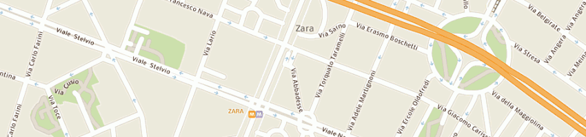 Mappa della impresa mataco sas a MILANO