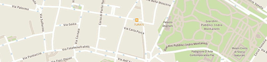 Mappa della impresa fondazione corrente onlus a MILANO