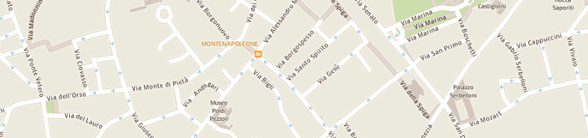 Mappa della impresa carella srl a MILANO