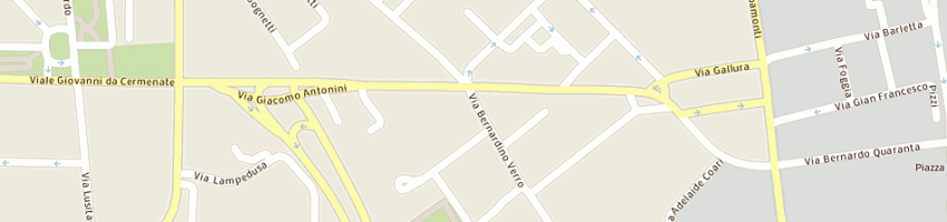 Mappa della impresa cantone giuseppina a MILANO