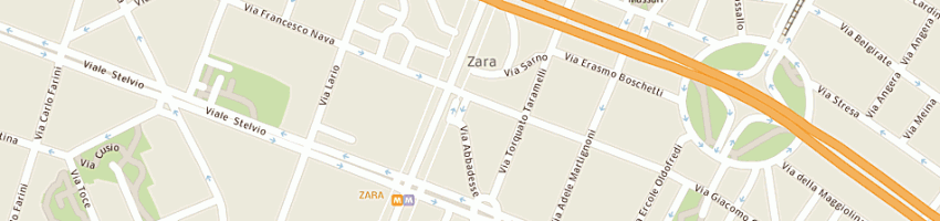 Mappa della impresa picaflores srl a MILANO
