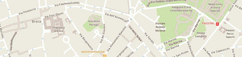 Mappa della impresa vittoria srl a MILANO