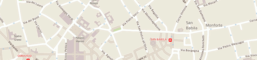 Mappa della impresa spallanzani srl a MILANO
