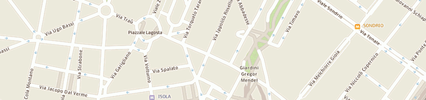 Mappa della impresa periscopi srl a MILANO