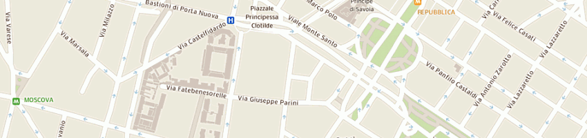 Mappa della impresa pharmatex italia (spa) a MILANO