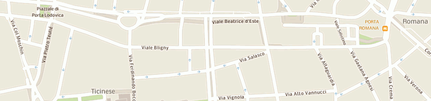 Mappa della impresa sama srl unipersonale a MILANO