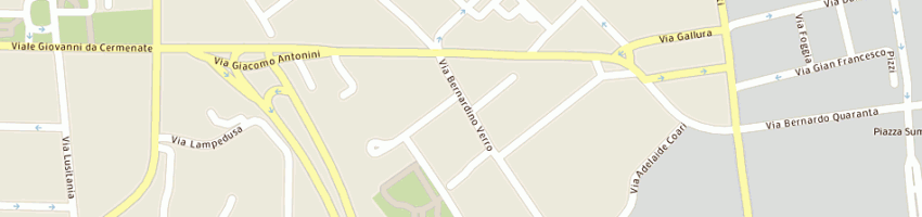 Mappa della impresa gulizia aldo a MILANO