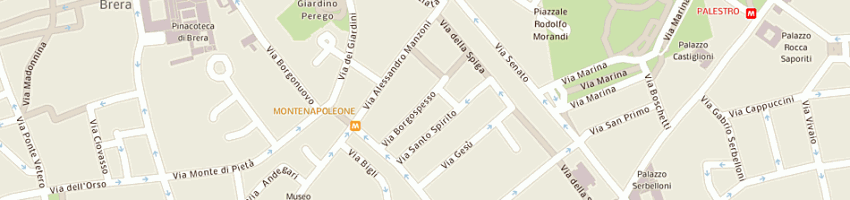 Mappa della impresa la cornue international inc a MILANO