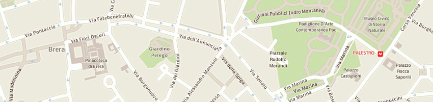 Mappa della impresa business e consulting srl a MILANO